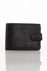 MUSTANG DENIMO WALLET MĘSKI PORTFEL SKÓRZANY POJEMNY NA KARTY PREMIUM BLACK RFID. Czarne portfele Mustang, bez wzorów, z materiału. Za 149.99 zł.