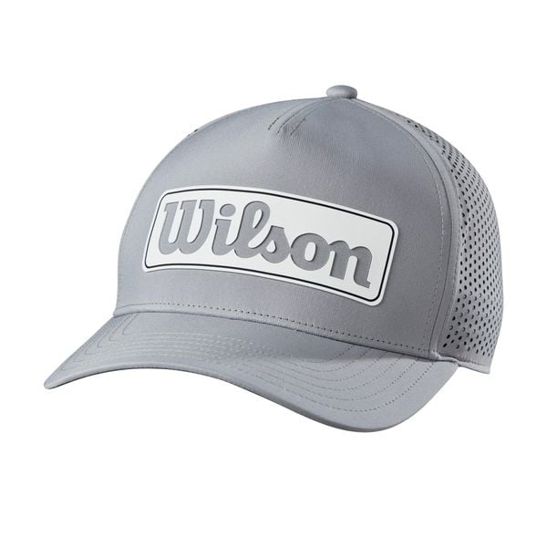 Czapka golfowa Wilson Perfomance. Niebieskie czapki z daszkiem Wilson, bez wzorów, z materiału. Za 182.00 zł.