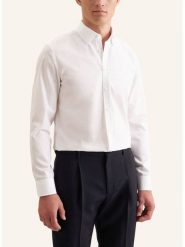 Seidensticker Koszula - Slim fit - w kolorze białym rozmiar: 37. Białe koszule Seidensticker, bez wzorów, z bawełny, bez kołnierzyka, bez ramiączek. Za 97.05 zł.