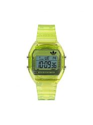 Adidas Zegarek AO Street Digital Two Crystal AOST25538 Zielony. Zielone, cyfrowe zegarki Adidas. Za 369.99 zł.