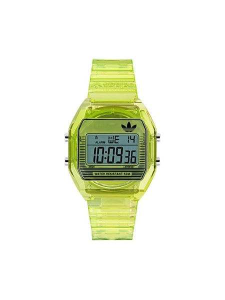 Adidas Zegarek AO Street Digital Two Crystal AOST25538 Zielony. Zielone, cyfrowe zegarki Adidas. Za 369.99 zł.
