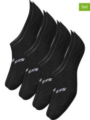 Skechers Skarpety-stopki (6 par) w kolorze czarnym rozmiar: 43-46. Czarne skarpety Skechers, bez wzorów, ze splotem. Za 37.30 zł.