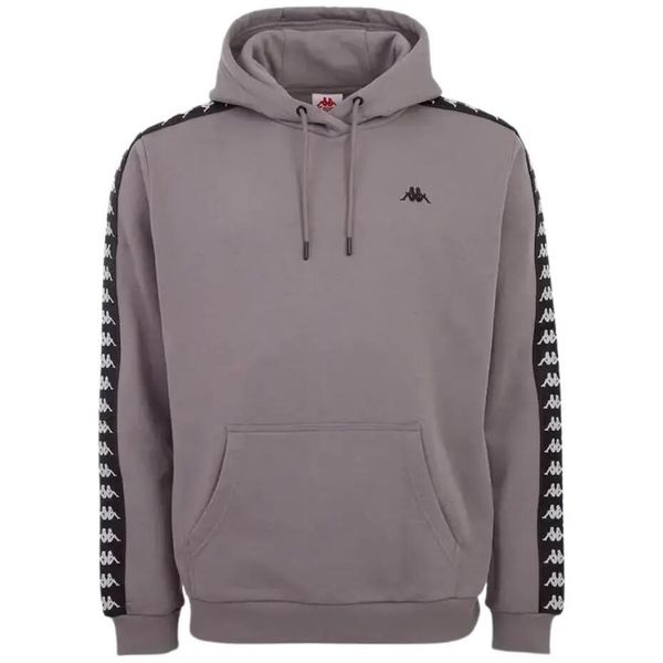 Bluza męska Kappa Joder szara. Szare bluzy z kapturem Kappa, l, bez wzorów, z bawełny, z kapturem. Za 96.99 zł.