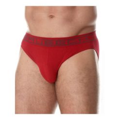 Slipy męskie bawełniane Brubeck COMFORT COTTON. Czerwone slipki Brubeck, m, bez wzorów, z bawełny. Za 41.99 zł.