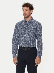 Boss Koszula C-Hal-Kent-C1-223 50513648 Granatowy Casual Fit. Niebieskie koszule Boss, m, bez wzorów, z bawełny, bez kołnierzyka, bez ramiączek. Za 319.99 zł.