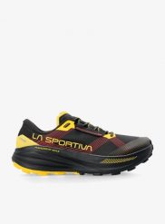 Buty trailowe męskie La Sportiva Prodigio Max. Czarne buty turystyczne La Sportiva, bez wzorów, z materiału, bez zapięcia, do biegania. Za 725.99 zł.