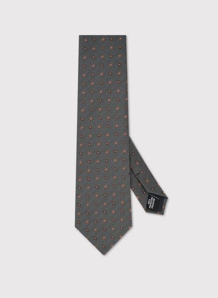 PAKO LORENTE – Zielony krawat w kwiaty. Zielone krawaty i muchy Pako Lorente, bez wzorów, z poliesteru. Za 99.99 zł.