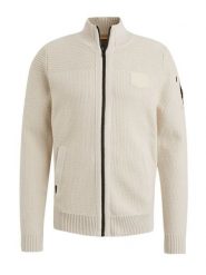 PME Legend Kardigan w kolorze kremowym rozmiar: XL. Brązowe swetry rozpinane PME Legend, xl, bez wzorów, z bawełny, bez kołnierzyka, bez ramiączek. Za 268.55 zł.