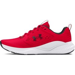 Buty Under Armour Charged Commit Tr 4, Mężczyźni. Czerwone buty do biegania Under Armour, bez wzorów, bez zapięcia, do biegania. Za 390.00 zł.