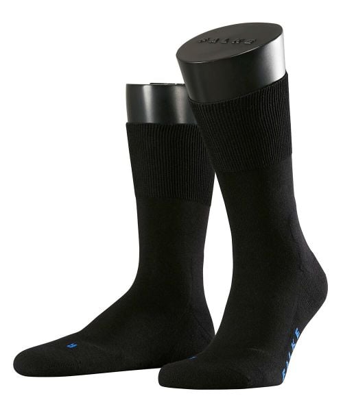 Skarpety sportowe Falke. Czarne skarpetki sportowe Falke, bez wzorów, z materiału. Za 257.99 zł.