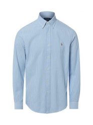 Polo Ralph Lauren koszula casual Mężczyźni Regular Fit Bawełna (100%) niebieski, L. Niebieskie koszule Polo Ralph Lauren, l, bez wzorów, z bawełny, bez kołnierzyka, bez ramiączek. Za 769.95 zł.