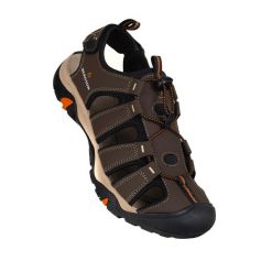 Sandały trekkingowe męskie Bergson OTI BR. Brązowe sandały Bergson, z gumy, bez zapięcia. Za 209.00 zł.