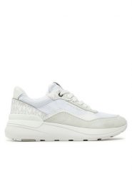 MICHAEL Michael Kors Sneakersy Trevor Mixed-Media Trainer 42F4TRFS7D Biały. Białe buty sportowe casual MICHAEL Michael Kors, bez wzorów, z materiału, bez zapięcia. Za 549.99 zł.