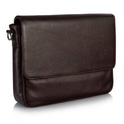 Torba męska Tizano TM17 czekoladowa skóra naturalna. Brązowe torby na laptopa TIZANO. Za 355.99 zł.