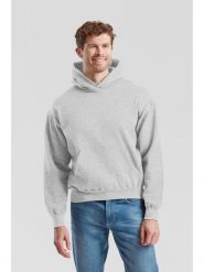 Bluza z kapturem Sudadera Fruit Of The Loom Supercotton Adulto w kolorze szarym. Czarne bluzy z kapturem Fruit of the Loom, m, bez wzorów, z bawełny, z kapturem. Za 199.99 zł.