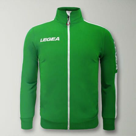 Kurtka California Junior do biegania Zielono-Biała. Białe kurtki do biegania Legea, m, bez wzorów, z poliesteru, z kapturem, do biegania. W wyprzedaży za 64.00 zł.