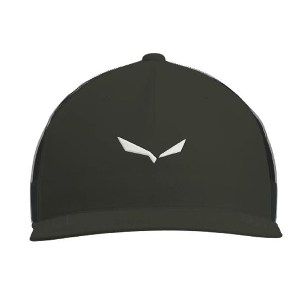 Czapka baseballowa z siatki z logo Salewa Eagle. Czarne czapki z daszkiem Salewa, bez wzorów, z bawełny. Za 179.50 zł.