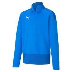 Puma Bluza Teamgoal 23 Training 1/4 Zip Jr 65656702. Niebieskie bluzy Puma, bez wzorów, bez kaptura. Za 129.99 zł.