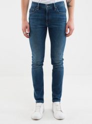 Jeansy męskie skinny z przetarciami niebieskie Jeffray 366. Niebieskie jeansy BIG STAR, l, z obniżonym stanem. W wyprzedaży za 299.99 zł.