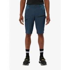 Spodenki turystyczne męskie Vaude Tekoa Shorts III. Niebieskie szorty Vaude, m, bez wzorów, sportowe. Za 267.69 zł.