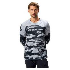 Longsleeve rowerowy męski Endura Mountain Camo Ltd. Brązowe bluzy ENDURA, l, bez wzorów, bez kaptura. Za 219.99 zł.