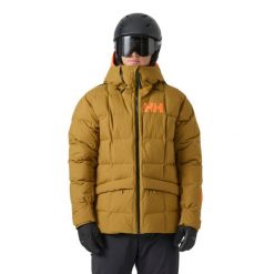 Kurtka z kapturem Helly Hansen Emiko Ridable. Brązowe kurtki narciarskie i snowboardowe Helly Hansen, l, bez wzorów, narciarskie. W wyprzedaży za 1,598.00 zł.