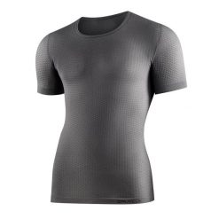 Podkoszulek z krótkim rękawem Brubeck Base Layer Ultra Light 3D. Szare podkoszulki Brubeck, xl, bez wzorów, z poliamidu, bez ramiączek. Za 99.99 zł.