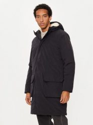 Wrangler Kurtka zimowa 112357423 Czarny Regular Fit. Czarne kurtki Wrangler, na zimę, m, bez wzorów, z syntetyku, bez kaptura. Za 419.00 zł.