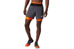 Spodenki sportowe męskie Asics Fujitrail Short. Szare krótkie spodenki sportowe ASICS, m, bez wzorów, z elastanu. Za 326.65 zł.