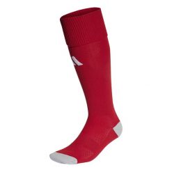 Getry piłkarskie Adidas Milano 23. Czerwone legginsy długie sportowe Adidas, bez wzorów, do piłki nożnej. Za 44.95 zł.