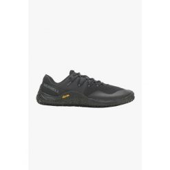 Buty do Biegania Męskie Merrell Trail Glove 7. Czarne buty do biegania Merrell, bez wzorów, bez zapięcia, do biegania. W wyprzedaży za 498.85 zł.