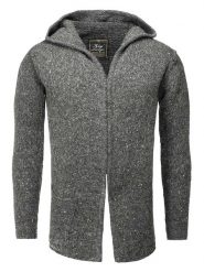 KEY LARGO Kardigan "Terry" w kolorze ciemnoszarym rozmiar: S. Szare swetry rozpinane Key Largo, s, z aplikacjami, z wełny, bez kołnierzyka, bez ramiączek. Za 135.95 zł.