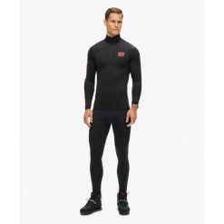 Legginsy podstawowe do narciarstwa. Czarne legginsy długie sportowe Superdry, m, bez wzorów, narciarskie. W wyprzedaży za 182.15 zł.