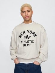 GAP Bluza w kolorze kremowym rozmiar: XXL. Brązowe bluzy GAP, xxl, bez wzorów, bez kaptura. Za 132.67 zł.