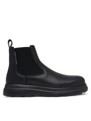 Armani Exchange Sztyblety XM003645 AF17328 UC001 Czarny. Czarne botki sznurowane Armani Exchange, bez wzorów, ze skóry, bez obcasa, bez zapięcia. Za 1,109.00 zł.