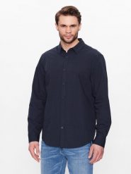 Mustang Koszula Clemens 1013474 Granatowy Regular Fit. Niebieskie koszule Mustang, m, bez wzorów, z bawełny, bez kołnierzyka, bez ramiączek. Za 209.99 zł.
