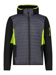 CMP Kurtka hybrydowa w kolorze szaro-czarnym rozmiar: 54. Czarne kurtki outdoor i hardshell CMP, bez wzorów, bez kaptura. Za 227.85 zł.