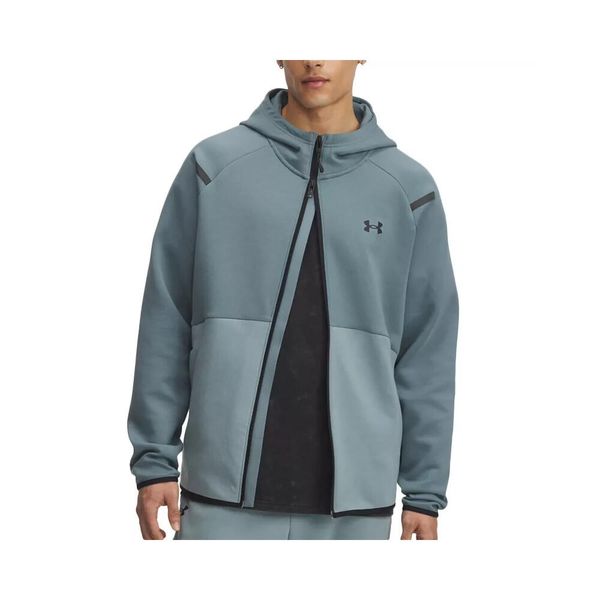 Bluza z kapturem i zamkiem błyskawicznym Under Armour Unstoppable Fleece. Czarne bluzy z kapturem Under Armour, l, bez wzorów, z dzianiny, z kapturem. Za 469.20 zł.