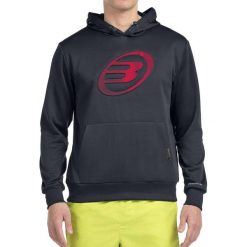 Sudadera Bullpadel Gomese. Czarne bluzy bullpadel, bez wzorów, bez kaptura. Za 208.95 zł.