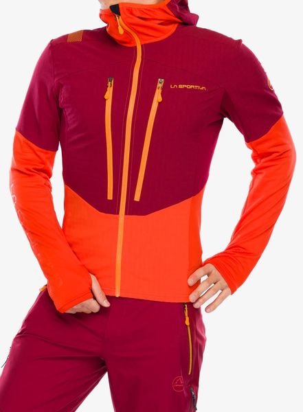 Bluza z kapturem męska La Sportiva Session Tech Hoody. Brązowe bluzy z kapturem La Sportiva, l, bez wzorów, z materiału, z kapturem. Za 826.25 zł.