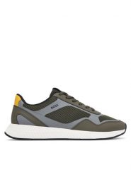 BOSS Sneakersy Titanium 50568928 Zielony. Zielone buty sportowe casual Boss, bez wzorów, z materiału, bez zapięcia. Za 679.99 zł.