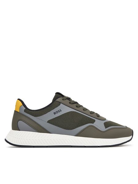 BOSS Sneakersy Titanium 50568928 Zielony. Zielone buty sportowe casual Boss, bez wzorów, z materiału, bez zapięcia. Za 704.99 zł.