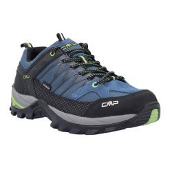 Buty trekkingowe męskie CMP Rigel Low Wp. Niebieskie buty sportowe casual CMP, bez wzorów, bez zapięcia. Za 319.99 zł.