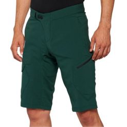Krótki 100% ridecamp. Zielone szorty 100%, xl, bez wzorów, sportowe. W wyprzedaży za 261.55 zł.