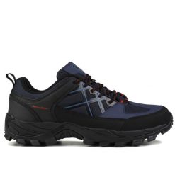 Buty męskie sportowe trekkingowe DK BARON. Czarne trekkingi DK, bez wzorów, bez zapięcia. W wyprzedaży za 148.00 zł.