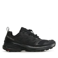 Buty do biegania Salomon. Czarne buty do biegania Salomon, bez wzorów, bez zapięcia, do biegania. Za 379.99 zł.