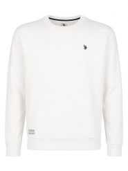 U.S. Polo Assn. Bluza w kolorze białym rozmiar: L. Białe bluzy U.S. Polo Assn., l, bez wzorów, z bawełny, bez kaptura. Za 148.61 zł.