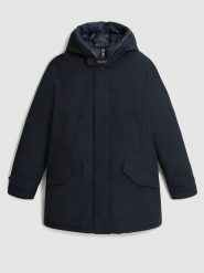 Woolrich Kurtka puchowa "Polar" w kolorze granatowym rozmiar: M. Niebieskie bluzy z polaru Woolrich, na zimę, m, bez wzorów, z polaru, bez kaptura. Za 1,813.74 zł.