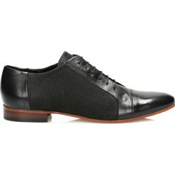 Czarne półbuty męskie. Eleganckie półbuty marki Kazar. Za 449.00 zł.