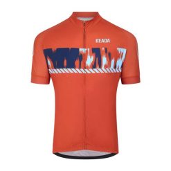 Męska koszulka rowerowa z krótkim rękawem – Signal Two. Brązowe odzież kompresyjna KEADA SPORTS, m, bez wzorów, na fitness i siłownię. Za 332.00 zł.